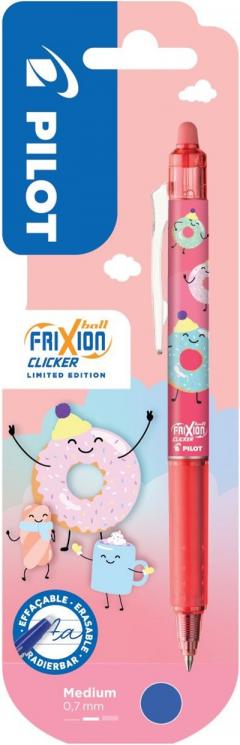 Roller cerneala cu stergere - Frixion Clicker Fancy - 0.7 mm, Roz