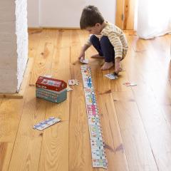 Puzzle educativ - Train puzzle house box