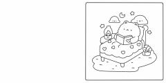 Cute & Cozy Coloring: Cheery