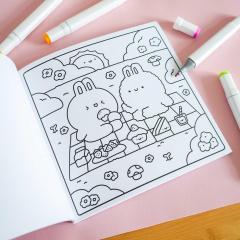 Cute & Cozy Coloring: Cheery