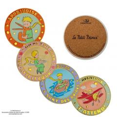 Set 4 coastere ceramice - The Little Prince