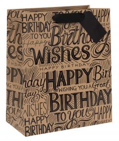Punga de cadou - Classics - Krafty Birthday - Large Bag