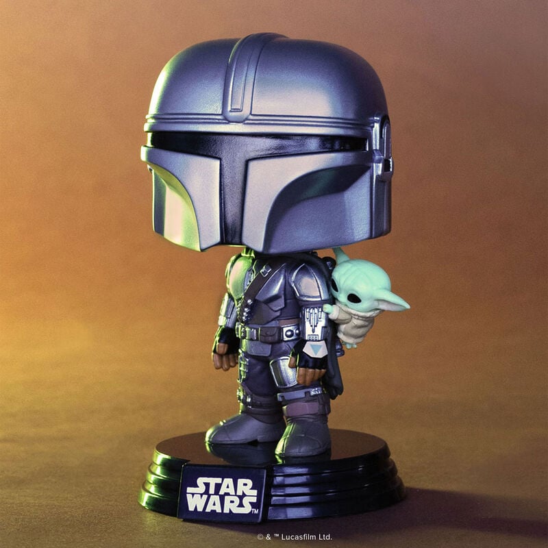 Figurina - Pop! - Star Wars - The Mandalorian with Grogu
