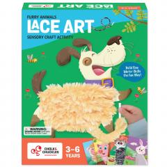 Set creativ - Arta cu sireturi pufoase - Animale