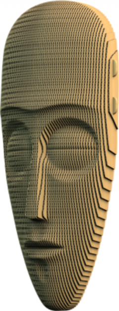 Puzzle 3D - African Mask - 63 piese