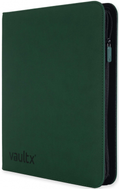 Mapa pentru carduri de colectie - Exo-Tech Zip Binder XL 12-Pocket - Forest Green