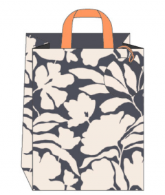 Punga de cadou - Abstract Floral - Mediu
