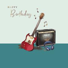 Felicitare - Electric Guitar, Amp and Headphones