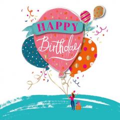 Felicitare - Birthday Balloons