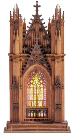 Puzzle 3D 111 piese - Twin-Tower Cathedral