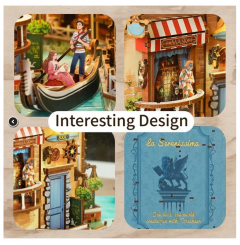 Book Nook - Puzzle 3D 291 piese - Venetian Dreams