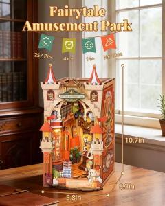 Diorama. Puzzle 3D 257 piese - Fairytale Amusement Park
