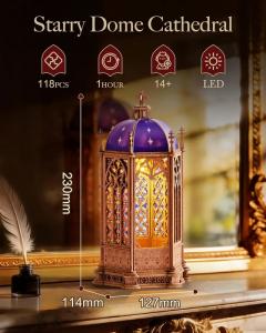 Puzzle 3D 118 piese - Starry Dome Cathedral