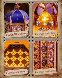Puzzle 3D 118 piese - Starry Dome Cathedral