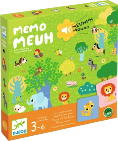 Joc de memorie cu sunete - Memo Meuh