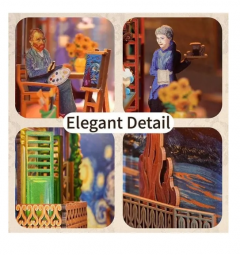 Book Nook - Puzzle 3D 80 piese - Vincent's World