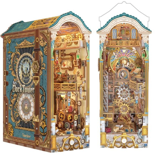 Puzzle 3D - Cotor de carte Clock Tower, 430 piese - Tonecheer