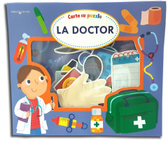La doctor. Carte cu puzzle. Bebe invata