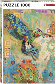 Puzzle - Hummingbird Illustration, 1000 piese