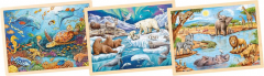 Puzzle din lemn - Frumusetea naturii, 96 piese (mai multe modele, pret pe bucata)