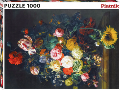 Puzzle - Rachel Ruysch - Flower Still Life, 1000 piese