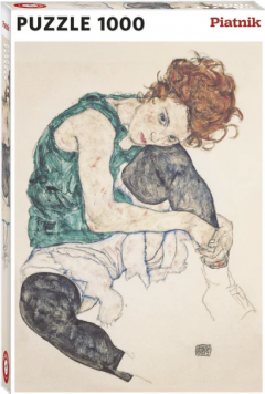 Puzzle - Egon Schiele - Seated Woman, 1000 piese