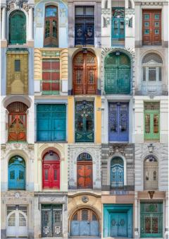 Puzzle - Viena Art Nouveau - Doors, 1000 piese