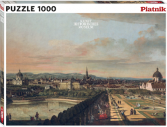 Puzzle - Canaletto - Viena from Belvedere, 1000 piese