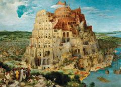 Puzzle - Pieter Bruegel - Tower of Babel, 1000 piese
