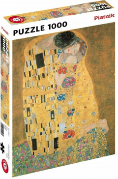 Puzzle - Gustav Klimt -  The Kiss, 1000 piese