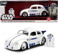 Set masinuta si figurina - Star Wars R2-D2 & 1959 VW Drag Beetle