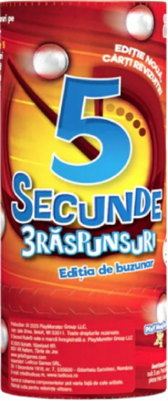 Joc de petrecere - 5 Secunde 3 Raspunsuri, Editia de buzunar(RO)