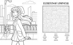 Taylor Swift Word Search and Coloring