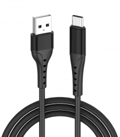 Cablu incarcare - Lemontti Bending Aluminum USB-A la USB-C
