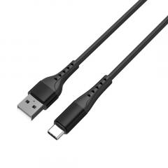 Cablu incarcare - Lemontti - USB-A la Type-C, Fast Charge, 1.5m - Negru