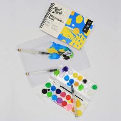 Set 3 pensule cu rezervor pentru apa - varfuri F, M, B
