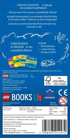 Jetoane cu activitati creative LEGO Recreate City - Fara limite