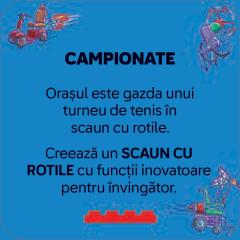 Jetoane cu activitati creative LEGO Recreate City - Fara limite