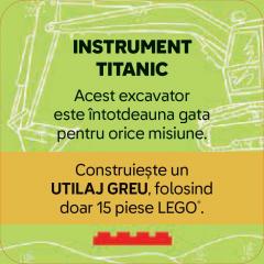 Jetoane cu activitati creative LEGO Recreate City - Fara limite