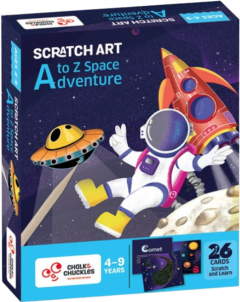 Set creativ de razuit - Aventuri in spatiu
