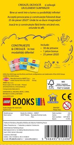 Jetoane cu activitati creative LEGO Recreate - Animalute