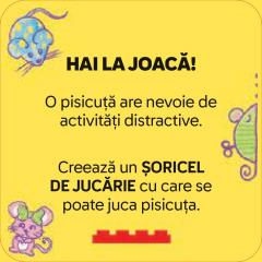 Jetoane cu activitati creative LEGO Recreate - Animalute