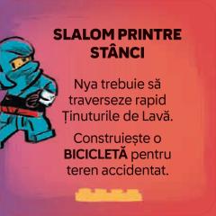 Jetoane cu activitati creative Lego Ninjago - Aventuri Ninja