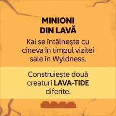 Jetoane cu activitati creative Lego Ninjago - Aventuri Ninja