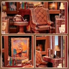 Mini Book Nook - Gentleman's Lounge