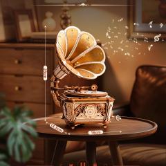 Puzzle mecanic - Mechanical Music Box - Diva Gramophone