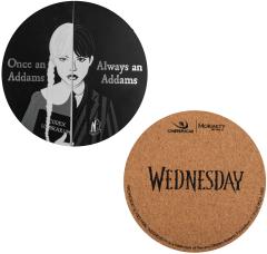 Set 4 suporturi de pahare - Wednesday - Emblems