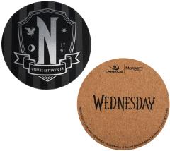 Set 4 suporturi de pahare - Wednesday - Emblems