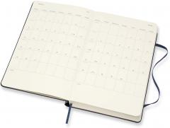 Agenda 2021 - 18-Month Daily Planner - Large, Hard Cover - Sapphire Blue