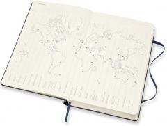 Agenda 2021 - 18-Month Daily Planner - Large, Hard Cover - Sapphire Blue